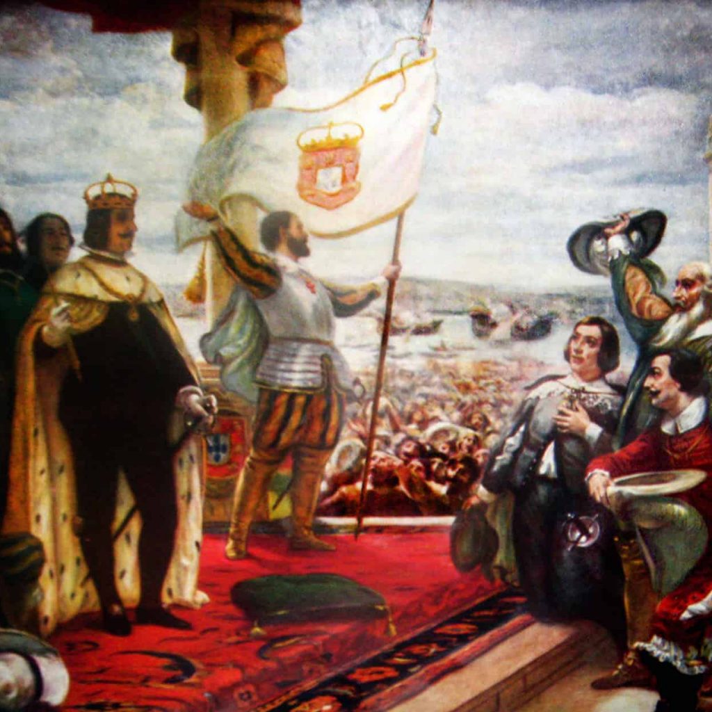 Jean IV est proclamé roi sur l'esplanade du Palais, l'actuelle place du Commerce.