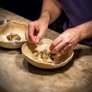 Cuisine d'un grand chef étoilé michelin à Lisbonne dans un restaurant gastronomique