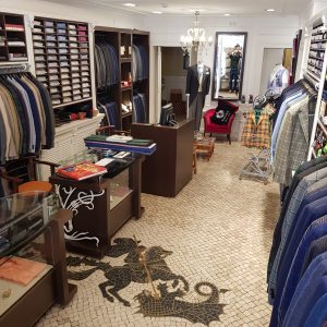 Boutique art nouveau San Giorgio, la plus belle boutique de Lisbonne et le meilleur tailleur pour homme