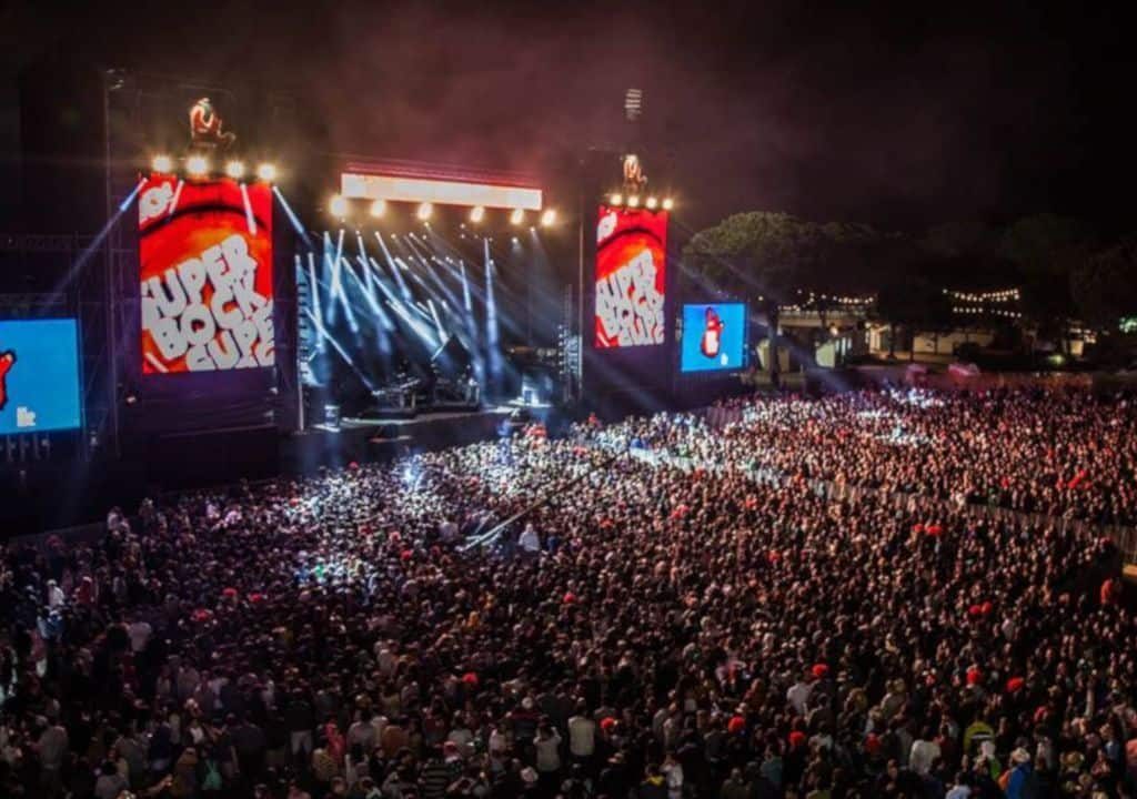 Festival À lisbonne Superbock Super rock