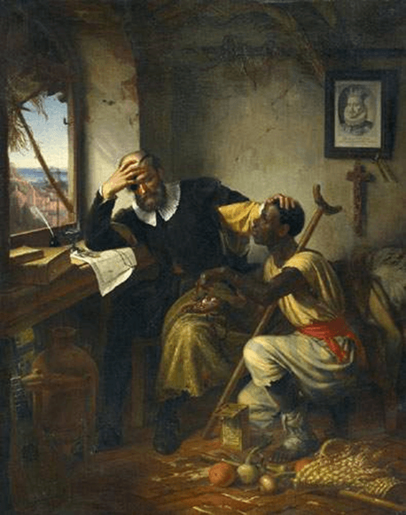 camões et son esclave javanais jau, devenu son ami