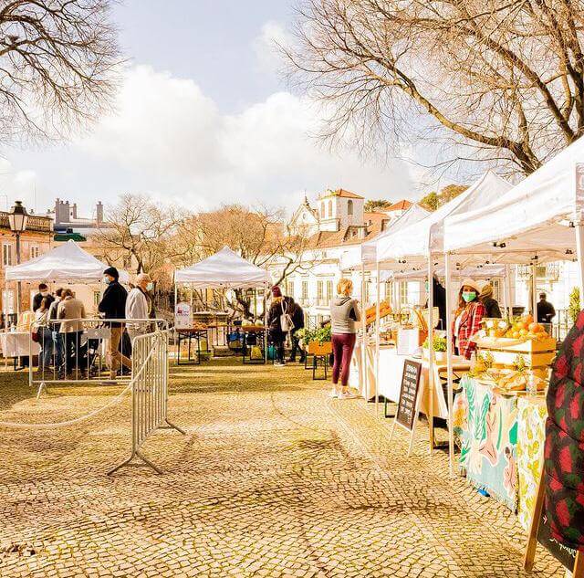 santos collective marché à Lisbonne