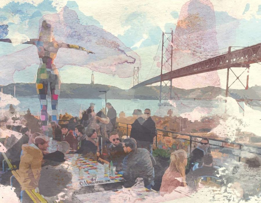 rio maravilha à Lx factory à Lisbonne, un rooftop tendance pour des soirées et dîner d'entreprise pendant un seminaire et team building à lisbonne